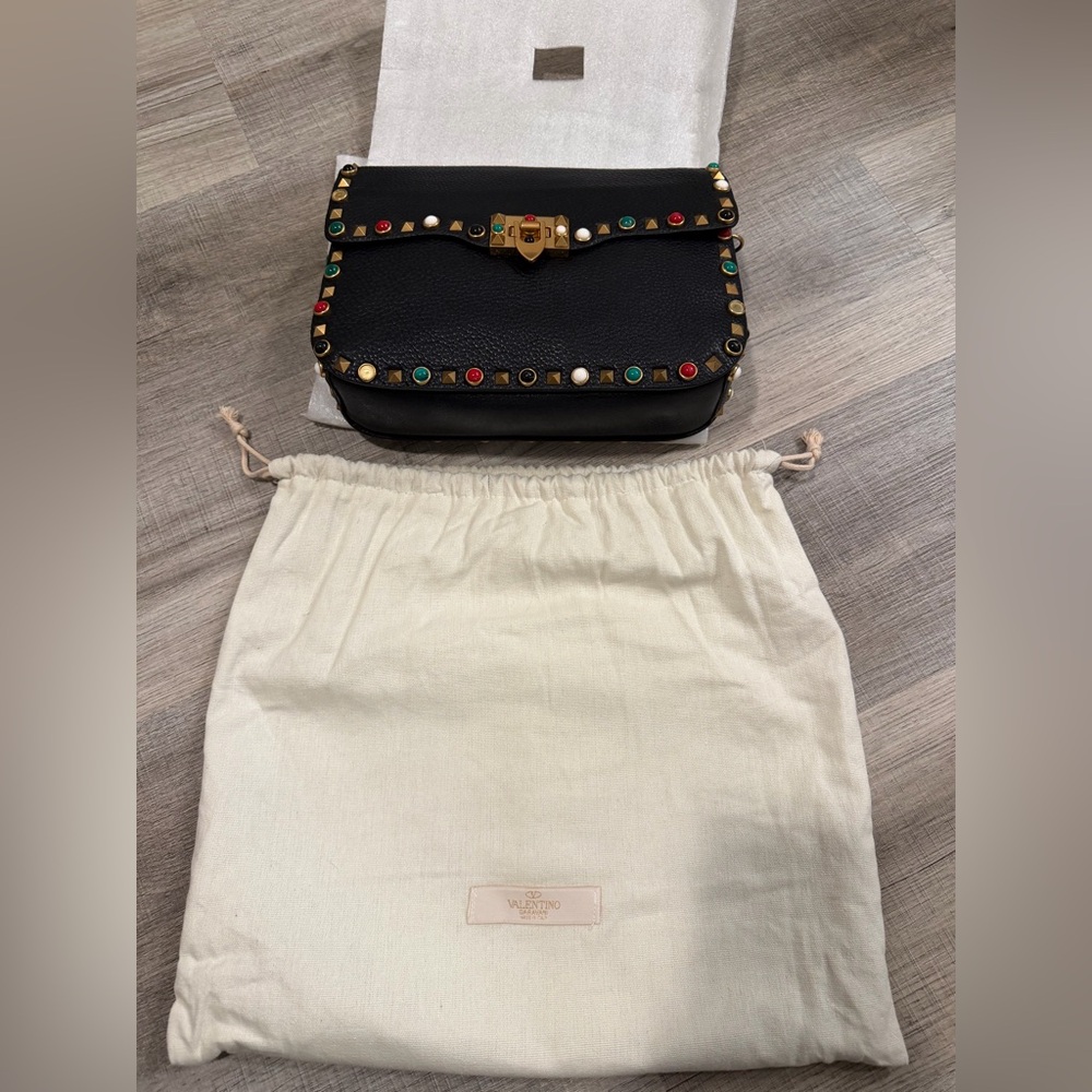 Valentino Black Studded Women's Bag